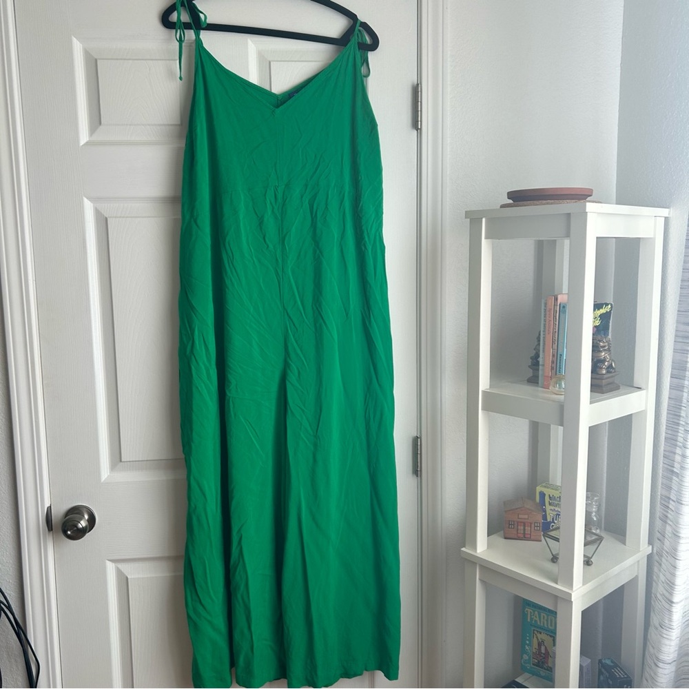 Old navy Sleeveless Wide-Leg Jumpsuit green size 3x - Picture 5 of 5